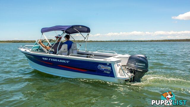 Quintrex 481 Fishabout + Yamaha F75hp 4-Stroke - Pack 3 for sale online prices