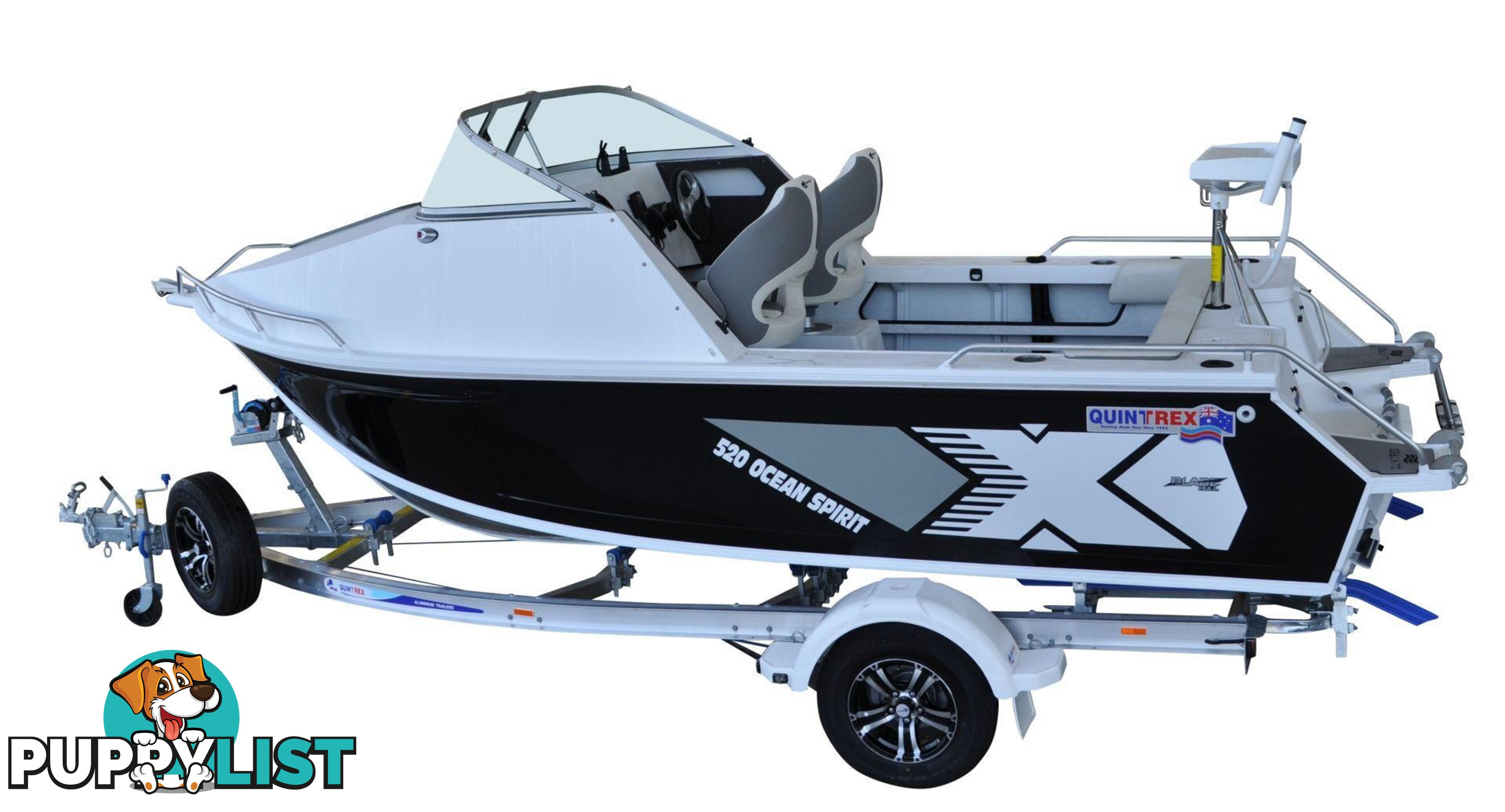 Quintrex 520 Ocean Spirit + Yamaha F90hp 4-Stroke - Pack 1 for sale online prices