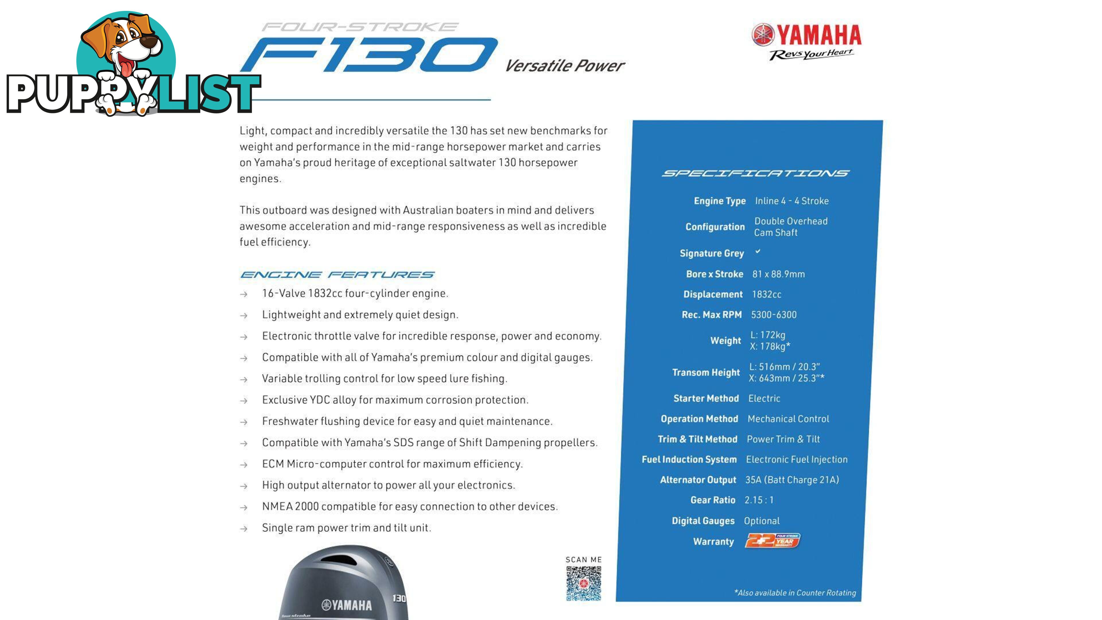 Polycraft 530 Warrior Cuddy Cabin + Yamaha F130hp 4-Stroke - Pack 1 for sale online prices