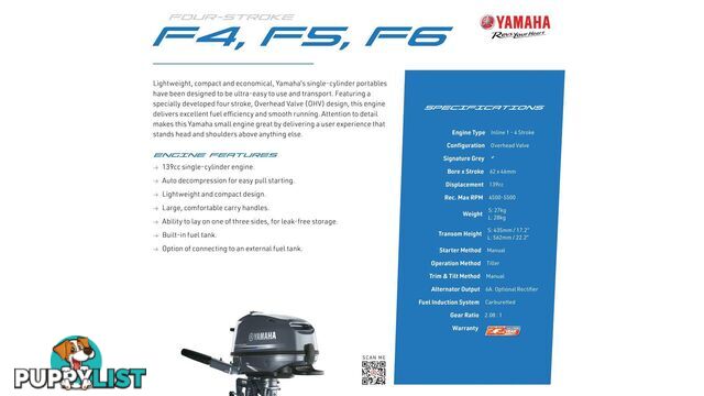 Quintrex 370 Dart + Yamaha F6hp 4-Stroke - Pack 1 for sale online prices