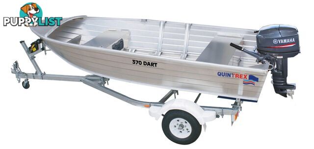 Quintrex 370 Dart + Yamaha F6hp 4-Stroke - Pack 1 for sale online prices