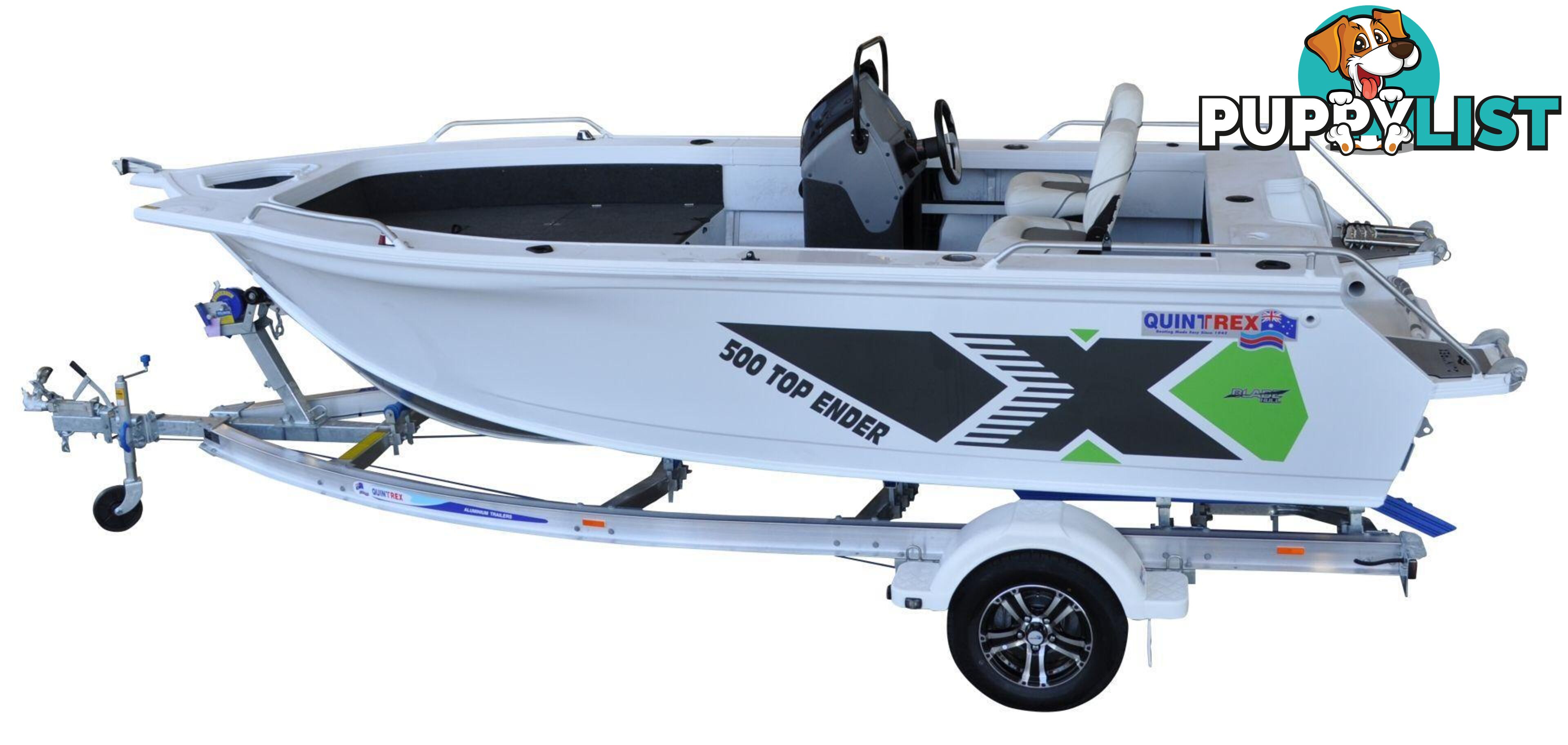 Quintrex 500 Top Ender + Yamaha F75hp 4-Stroke - Pack 1 for sale online prices