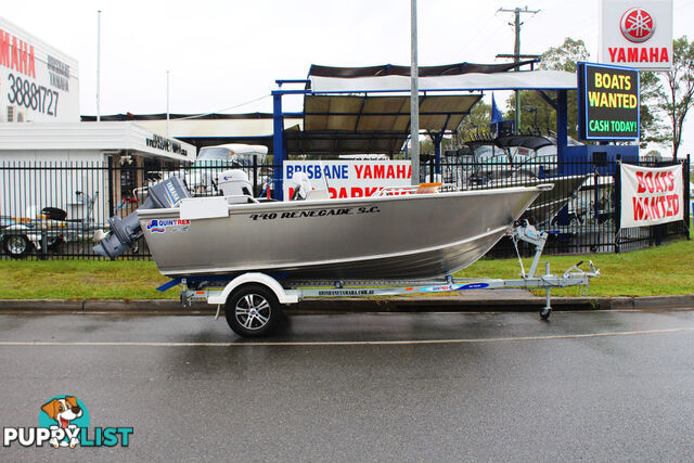 Quintrex 440 Renegade PRO SC(Side Console) + Yamaha F60hp 4-stroke - PRO Pack for sale online prices