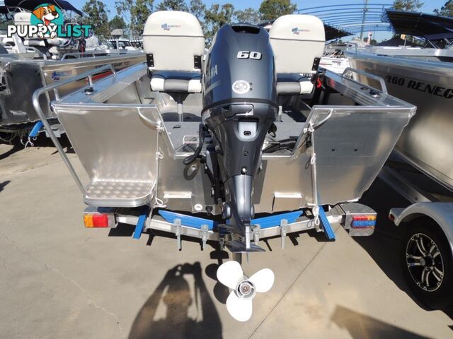 Quintrex 440 Renegade PRO SC(Side Console) + Yamaha F60hp 4-stroke - PRO Pack for sale online prices