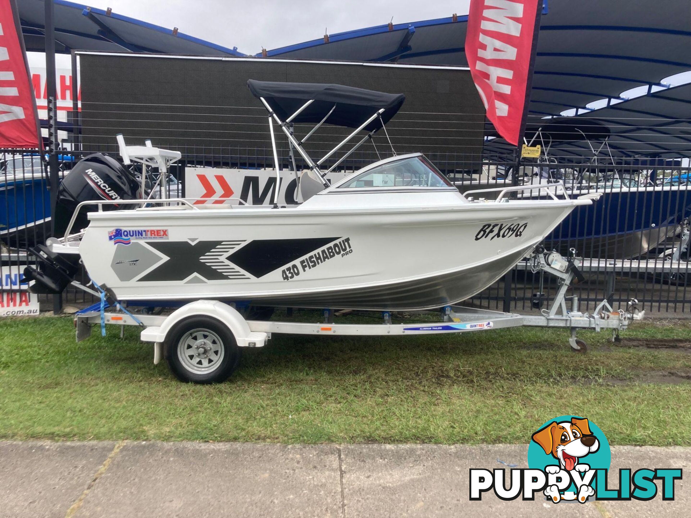 QUINTREX 430 FISHABOUT PRO WITH 60HP MERCURY 4 STROKE FOR SALE