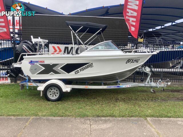 QUINTREX 430 FISHABOUT PRO WITH 60HP MERCURY 4 STROKE FOR SALE
