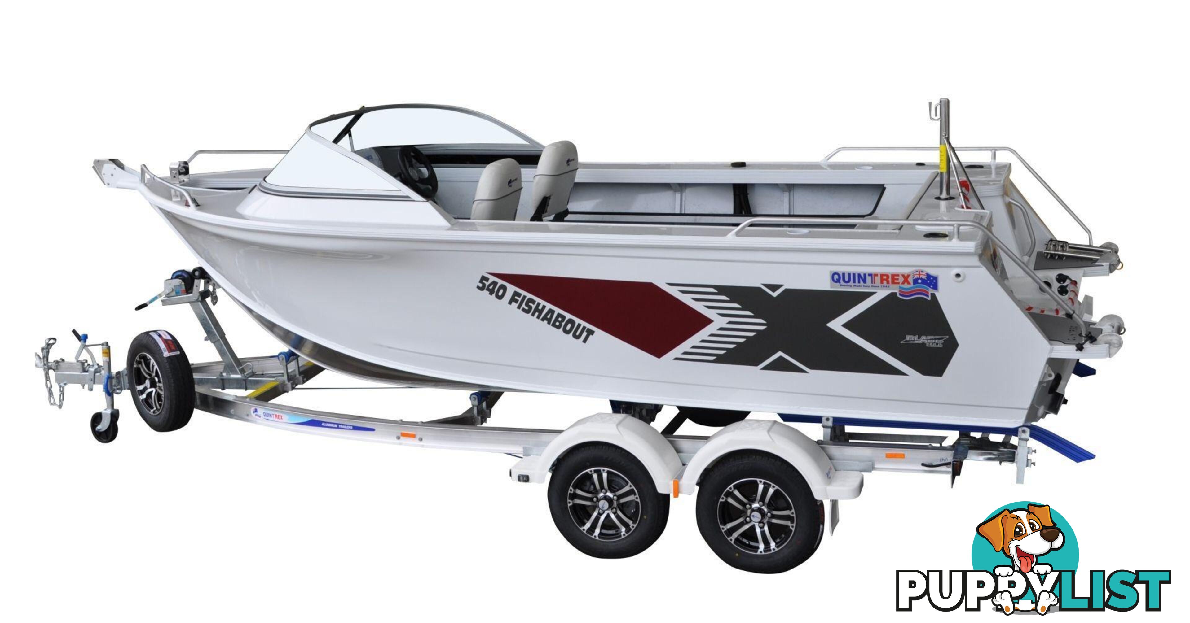 Quintrex 540 Fishabout + Yamaha F130HP 4-Stroke - Pack 3 for sale online prices