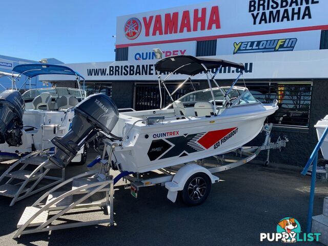 Quintrex 430 Fishabout + Yamaha F60hp 4-Stroke - Pack 2 for sale online prices