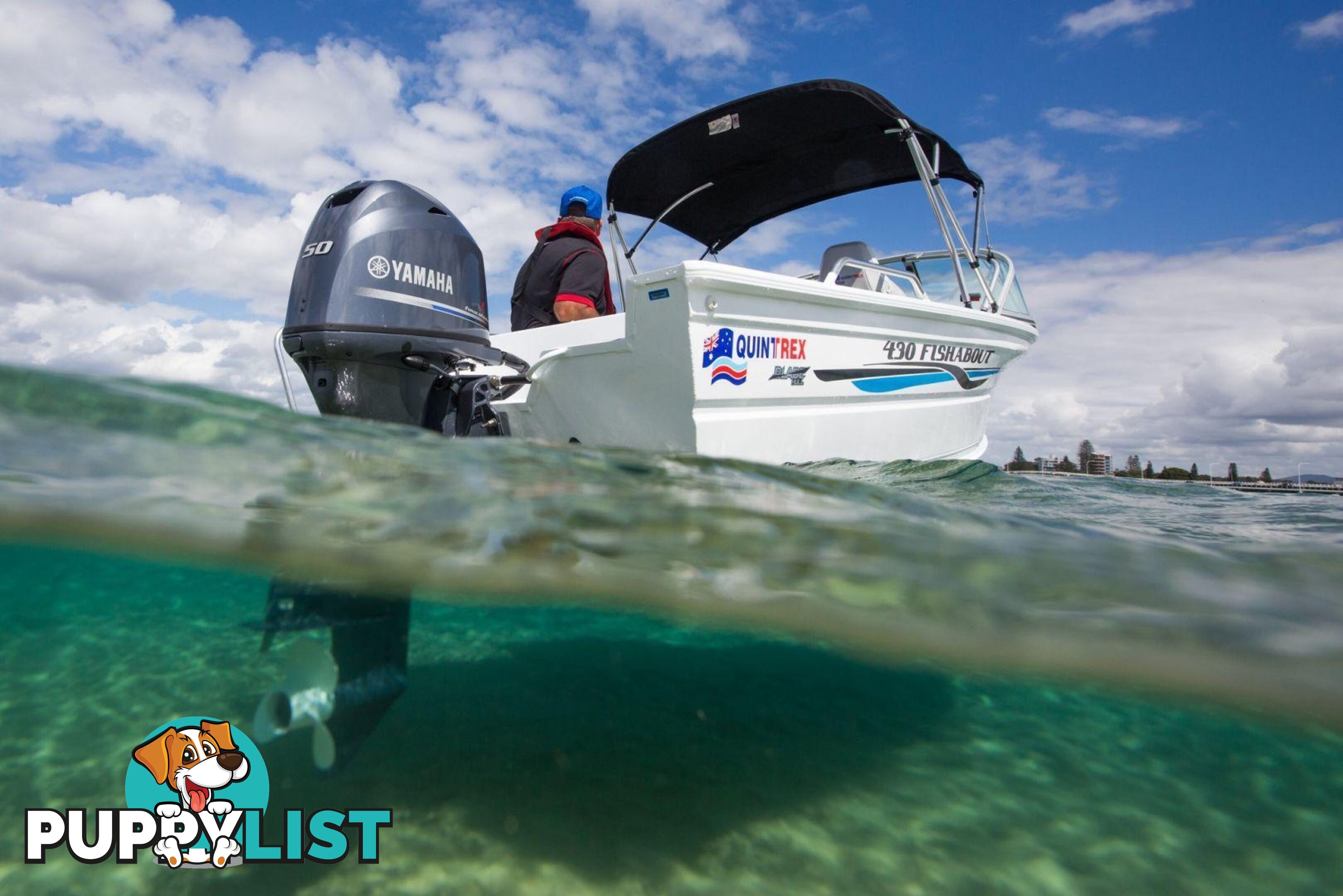 Quintrex 430 Fishabout + Yamaha F60hp 4-Stroke - Pack 2 for sale online prices