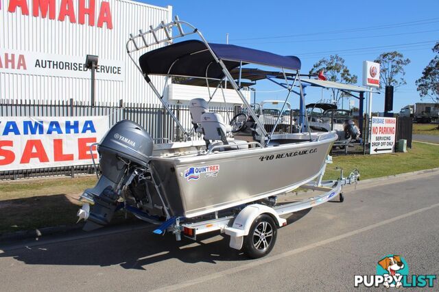 Quintrex 440 Renegade CC(Centre Console) + Yamaha F60hp 4-Stroke - Pack 3 for sale online prices