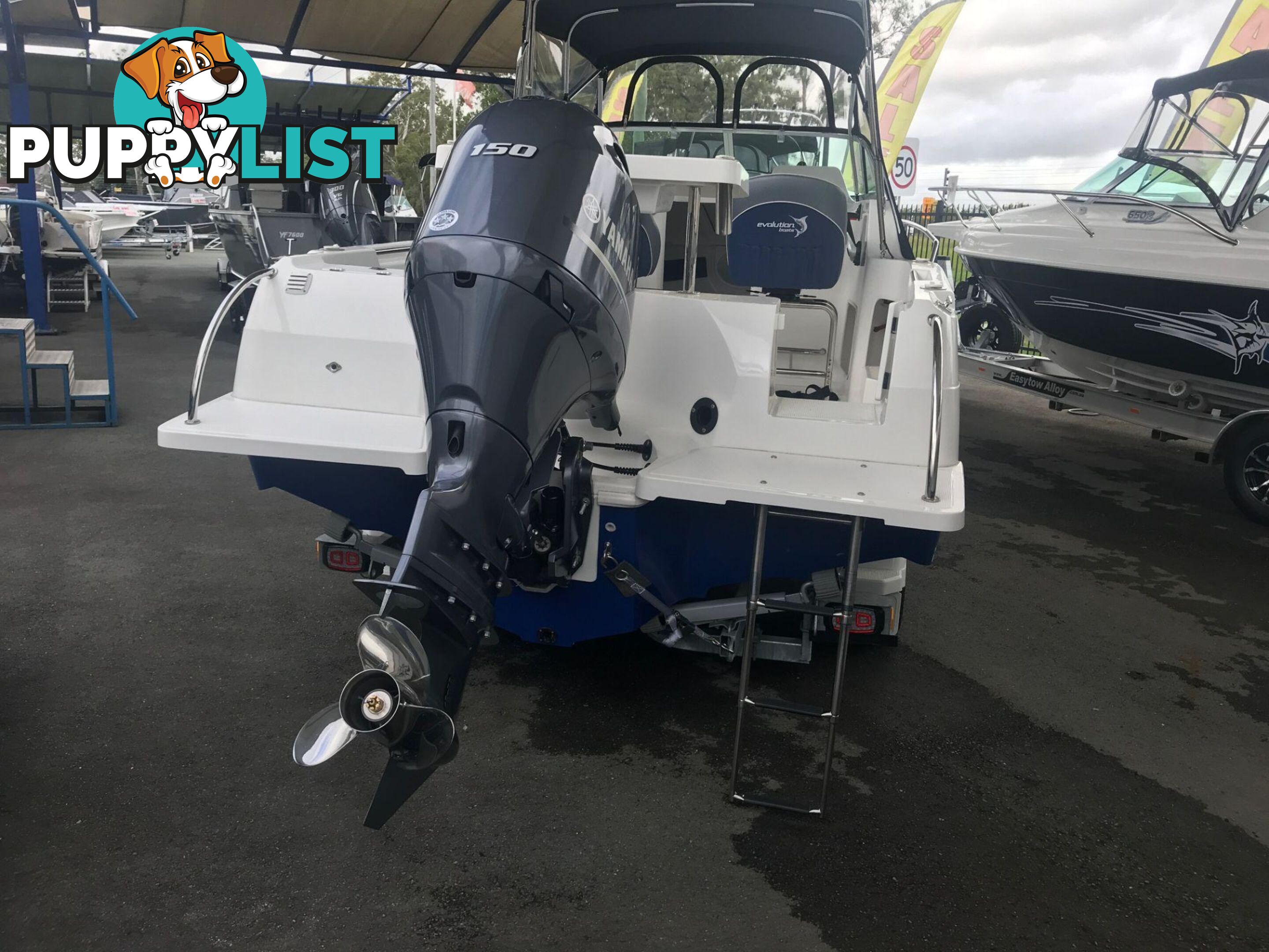 NEW 2025 EVOLUTION 552 PLATINUM FITTED WITH A YAMAHA F150 FOURSTROKE