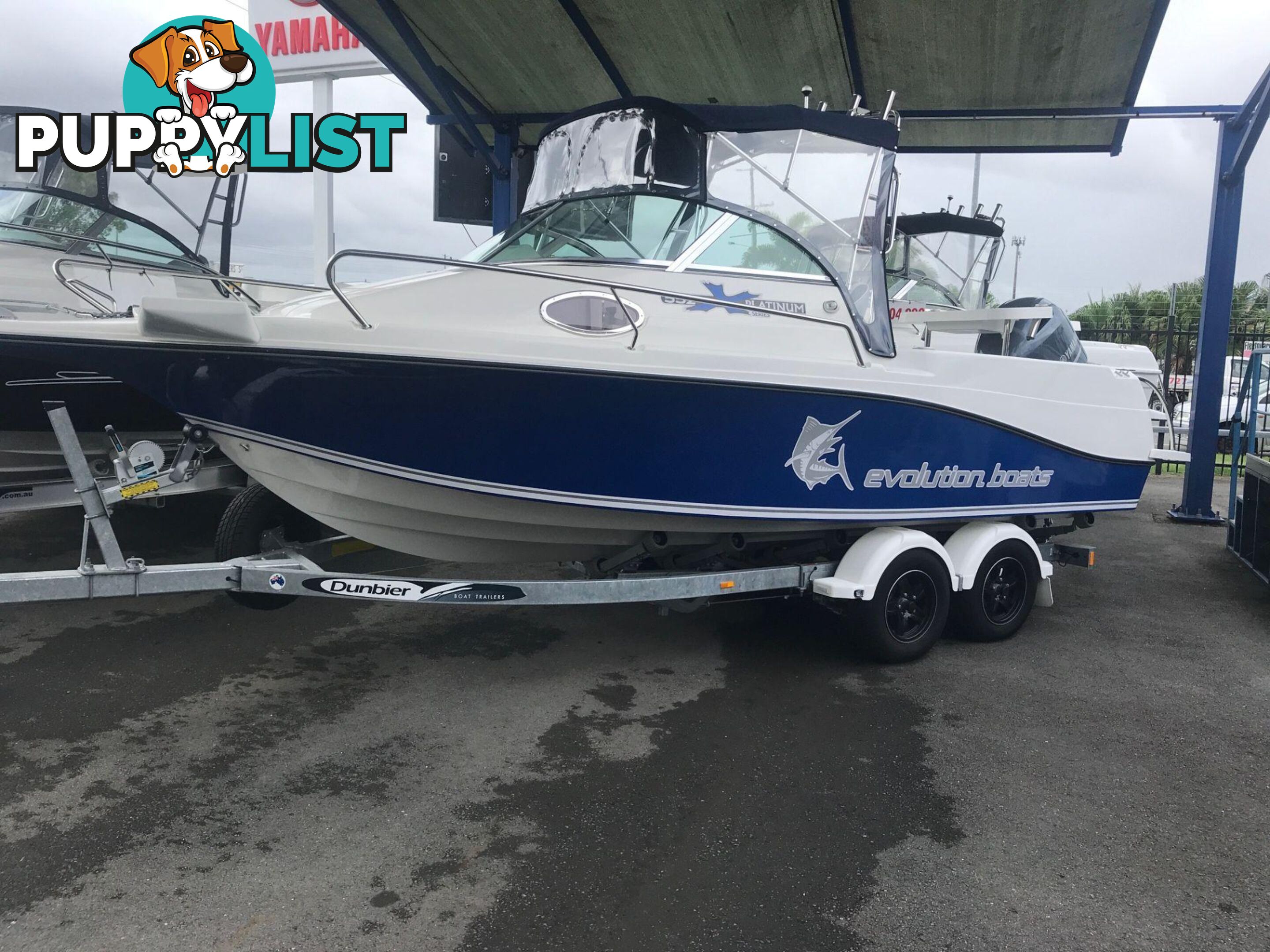 NEW 2025 EVOLUTION 552 PLATINUM FITTED WITH A YAMAHA F150 FOURSTROKE