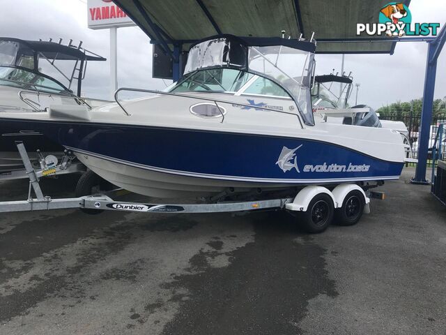NEW 2025 EVOLUTION 552 PLATINUM FITTED WITH A YAMAHA F150 FOURSTROKE