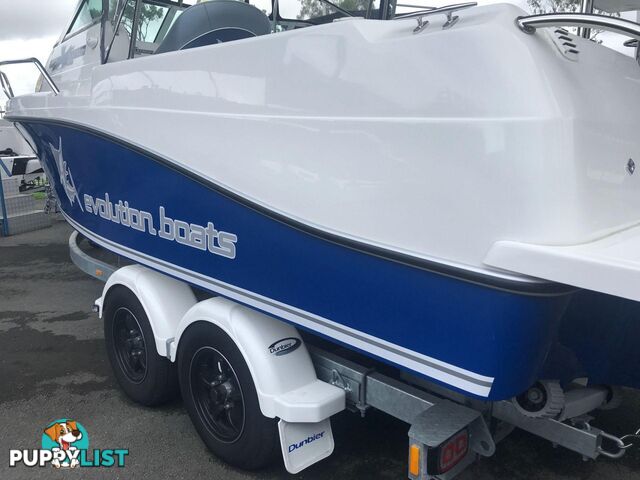 NEW 2025 EVOLUTION 552 PLATINUM FITTED WITH A YAMAHA F150 FOURSTROKE