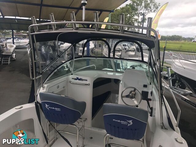 NEW 2025 EVOLUTION 552 PLATINUM FITTED WITH A YAMAHA F150 FOURSTROKE