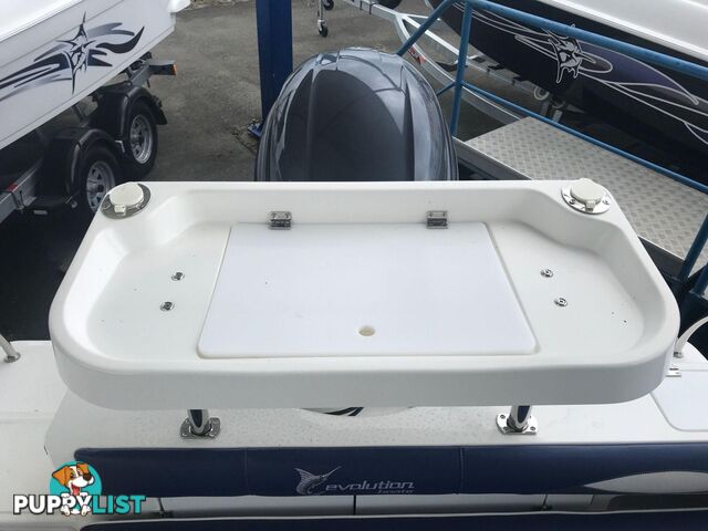 NEW 2025 EVOLUTION 552 PLATINUM FITTED WITH A YAMAHA F150 FOURSTROKE