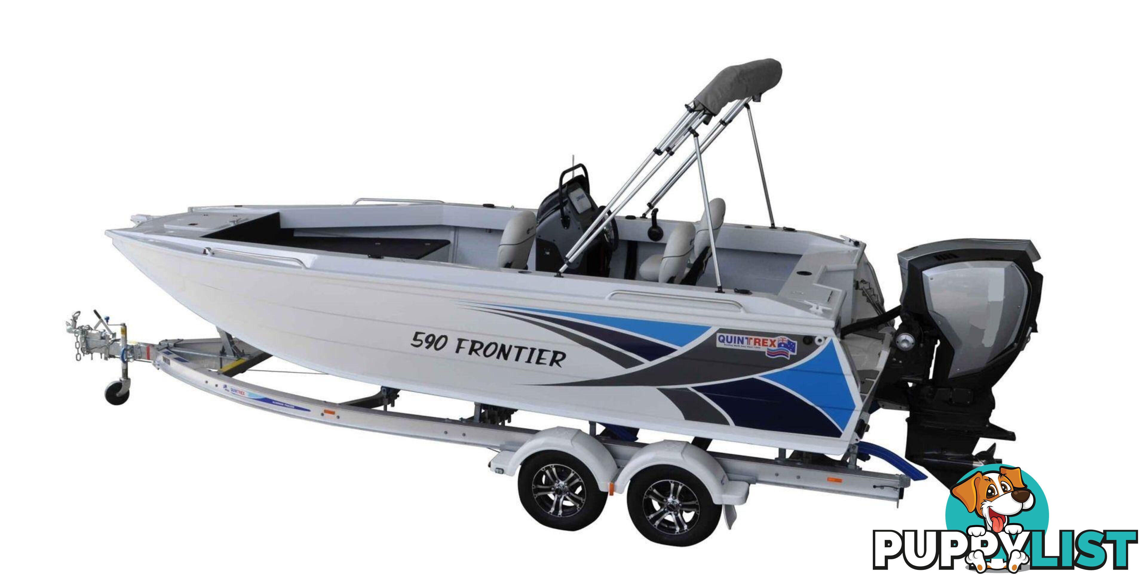 Quintrex 590 Frontier SC + Yamaha F130hp 4-Stroke - Pack 1 for sale online prices