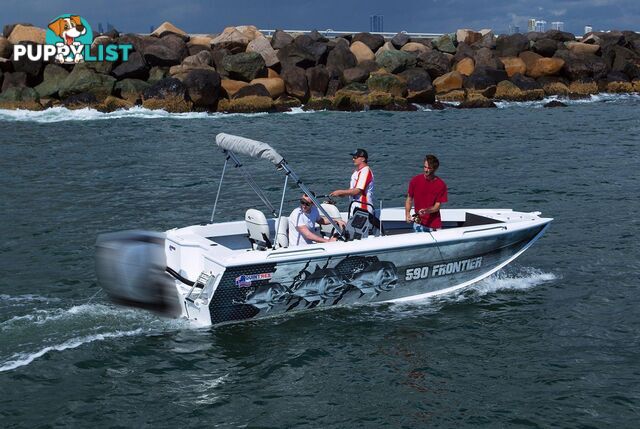 Quintrex 590 Frontier SC + Yamaha F130hp 4-Stroke - Pack 1 for sale online prices