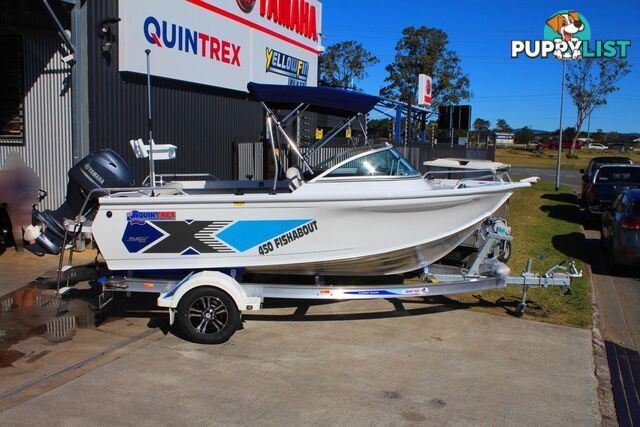 Quintrex 450 Fishabout + Yamaha F60hp 4-Stroke - Pack 2 for sale online prices