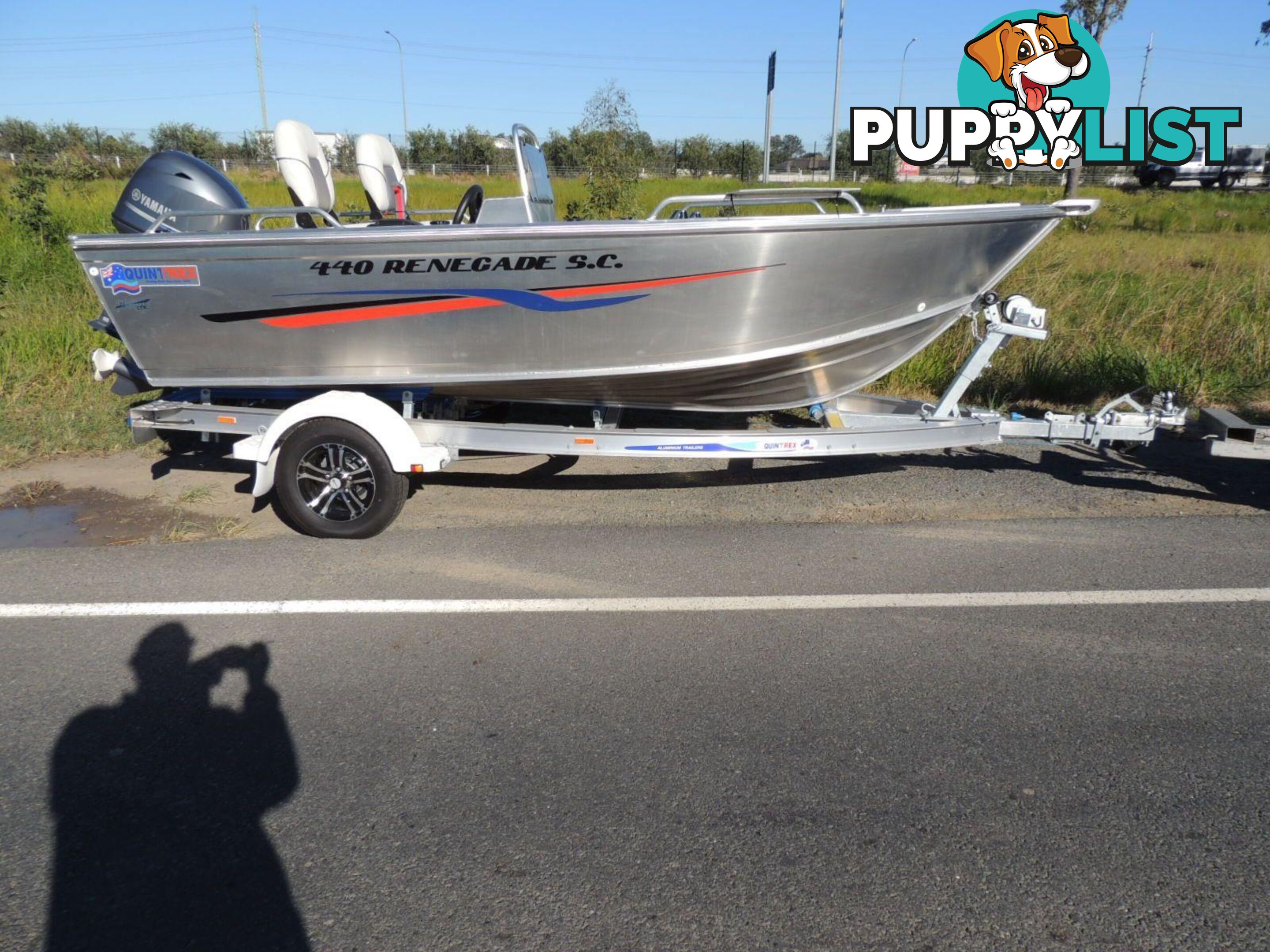 Quintrex 440 Renegade SC(Side Console) + Yamaha F60hp 4-stroke - Pack 2 for sale online prices