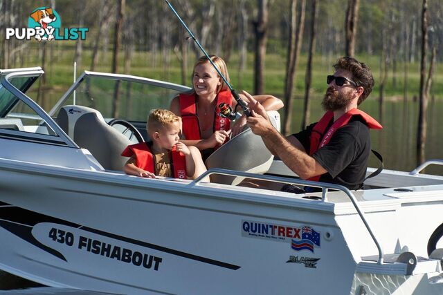 Quintrex 430 Fishabout + Yamaha F60hp 4-Stroke - Pack 2 for sale online prices