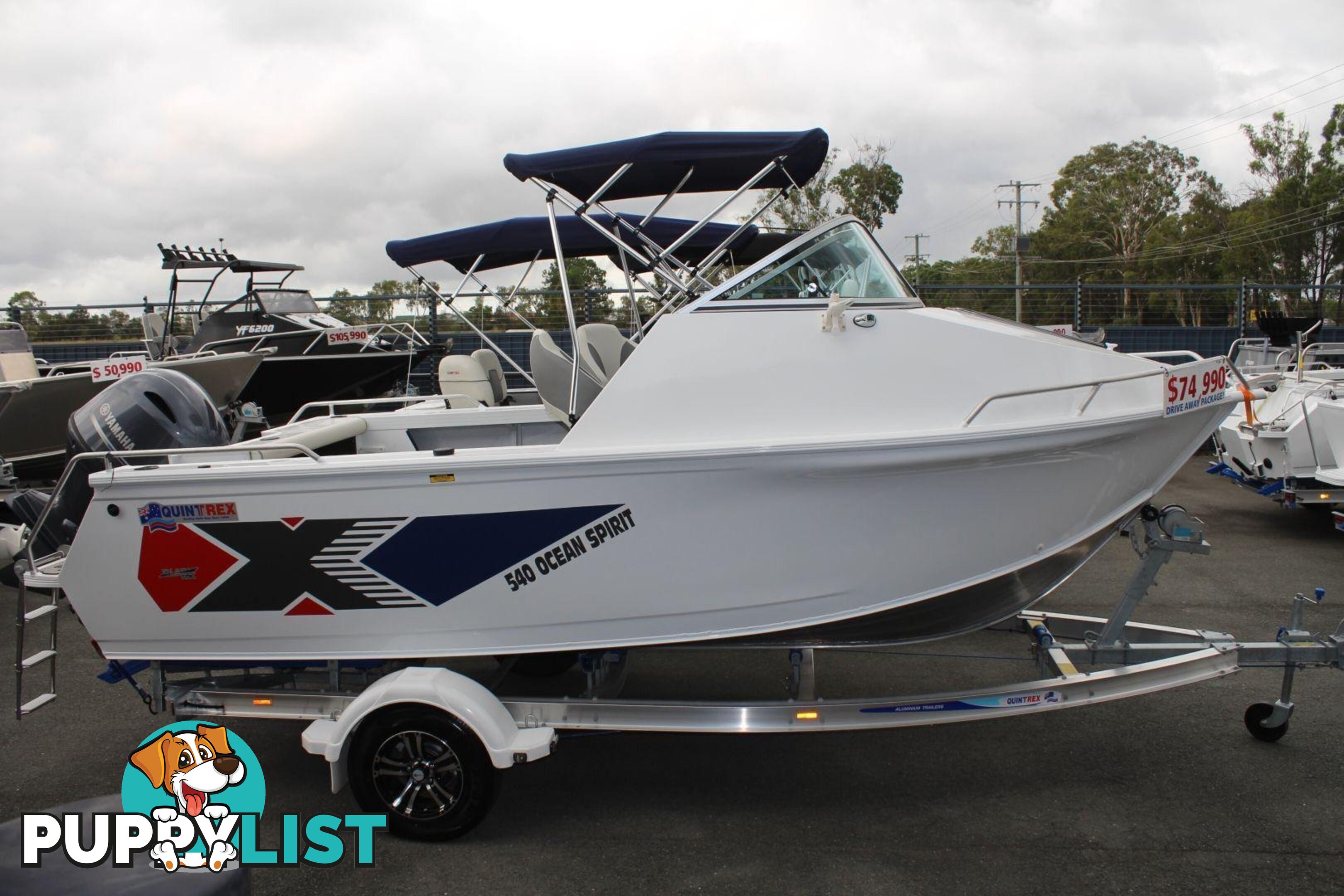 Quintrex 540 Ocean Spirit + Yamaha F115hp 4-Stroke - Pack 2 for sale online prices