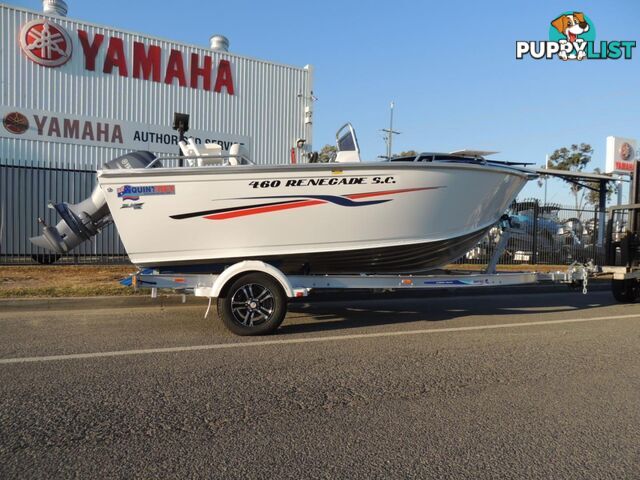 Quintrex 460 Renegade PRO SC(Side Console) + Yamaha F75hp 4-Stroke - PRO Pack for sale online prices