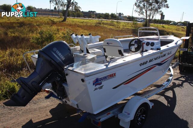 Quintrex 460 Renegade PRO SC(Side Console) + Yamaha F75hp 4-Stroke - PRO Pack for sale online prices