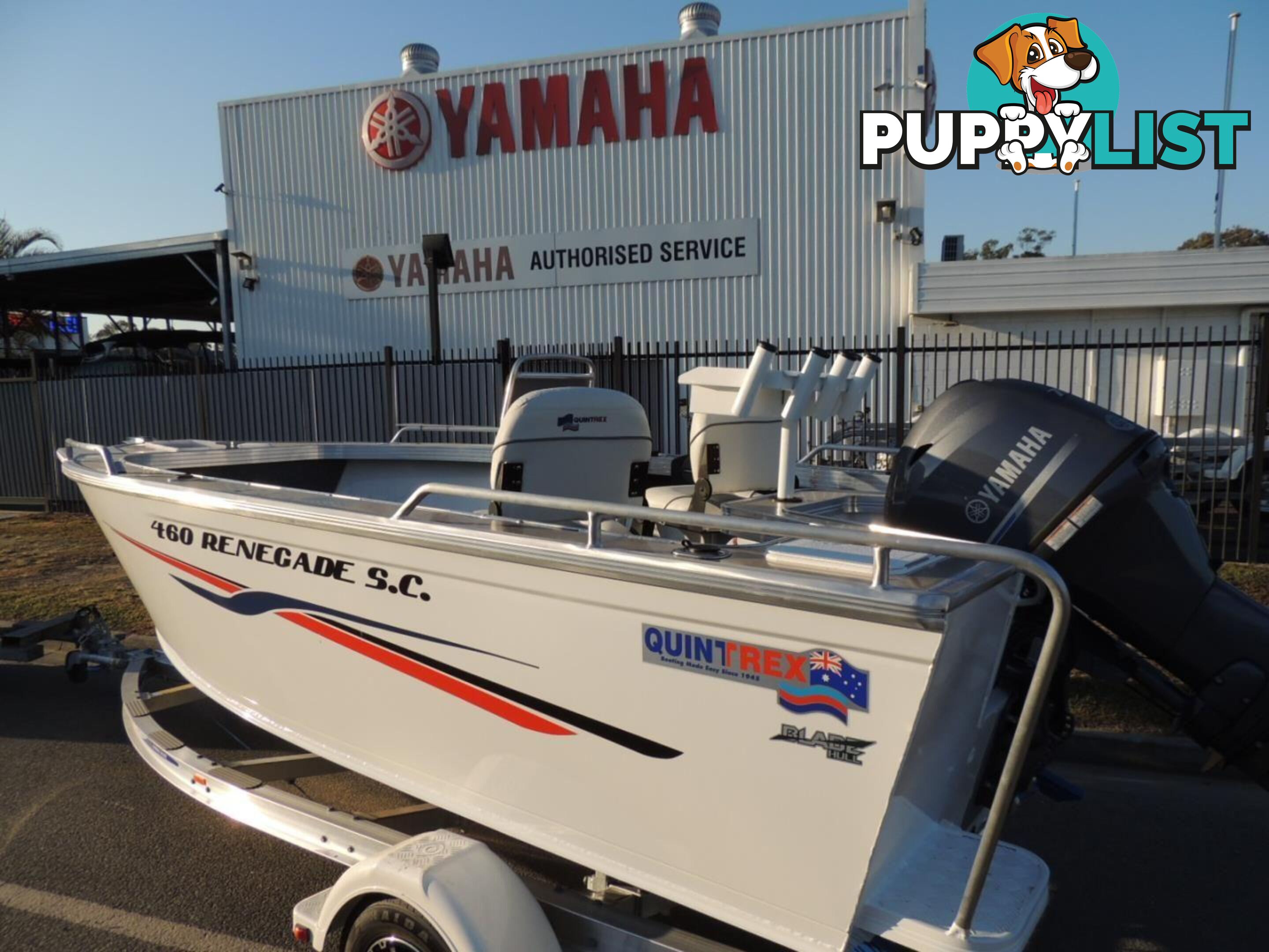 Quintrex 460 Renegade PRO SC(Side Console) + Yamaha F75hp 4-Stroke - PRO Pack for sale online prices