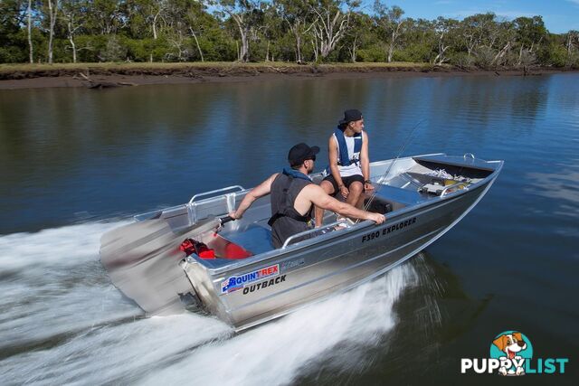 Quintrex F390 Outback Explorer + Yamaha F25hp 4-Stroke - Pack 2 for sale online prices