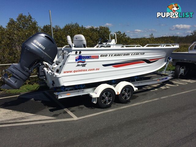 Quintrex 610 Territroy Legend + Yamaha F150HP 4-Stroke - Pack 1 for sale online prices