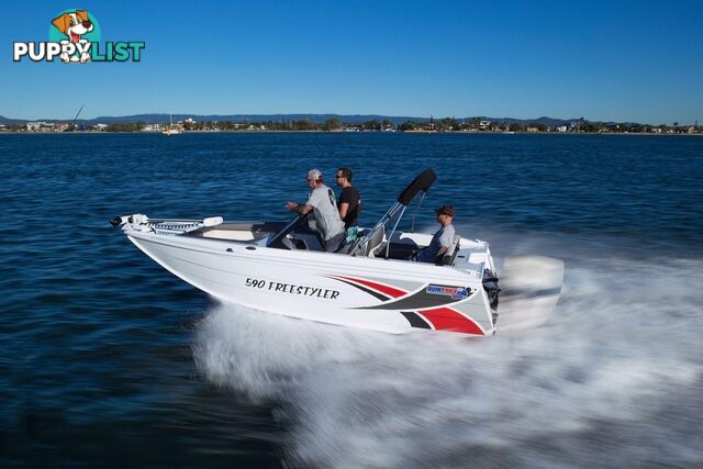 Quintrex 590 Freestyler + Yamaha F130hp 4-Stroke - Pack 1 for sale online prices