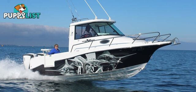 NEW 2024 EVOLUTION  ENCLOSED WITH TWIN F150 YAMAHA FOURSTROKES FOR SALE