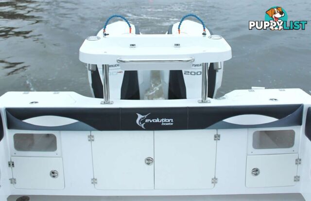 NEW 2024 EVOLUTION  ENCLOSED WITH TWIN F150 YAMAHA FOURSTROKES FOR SALE