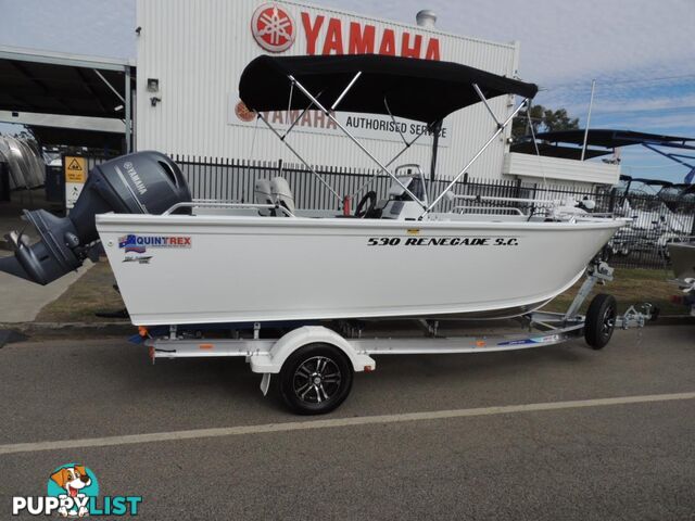 Quintrex 530 Renegade PRO SC(Side Console) + Yamaha F115hp 4-Stroke - PRO Pack for sale online prices