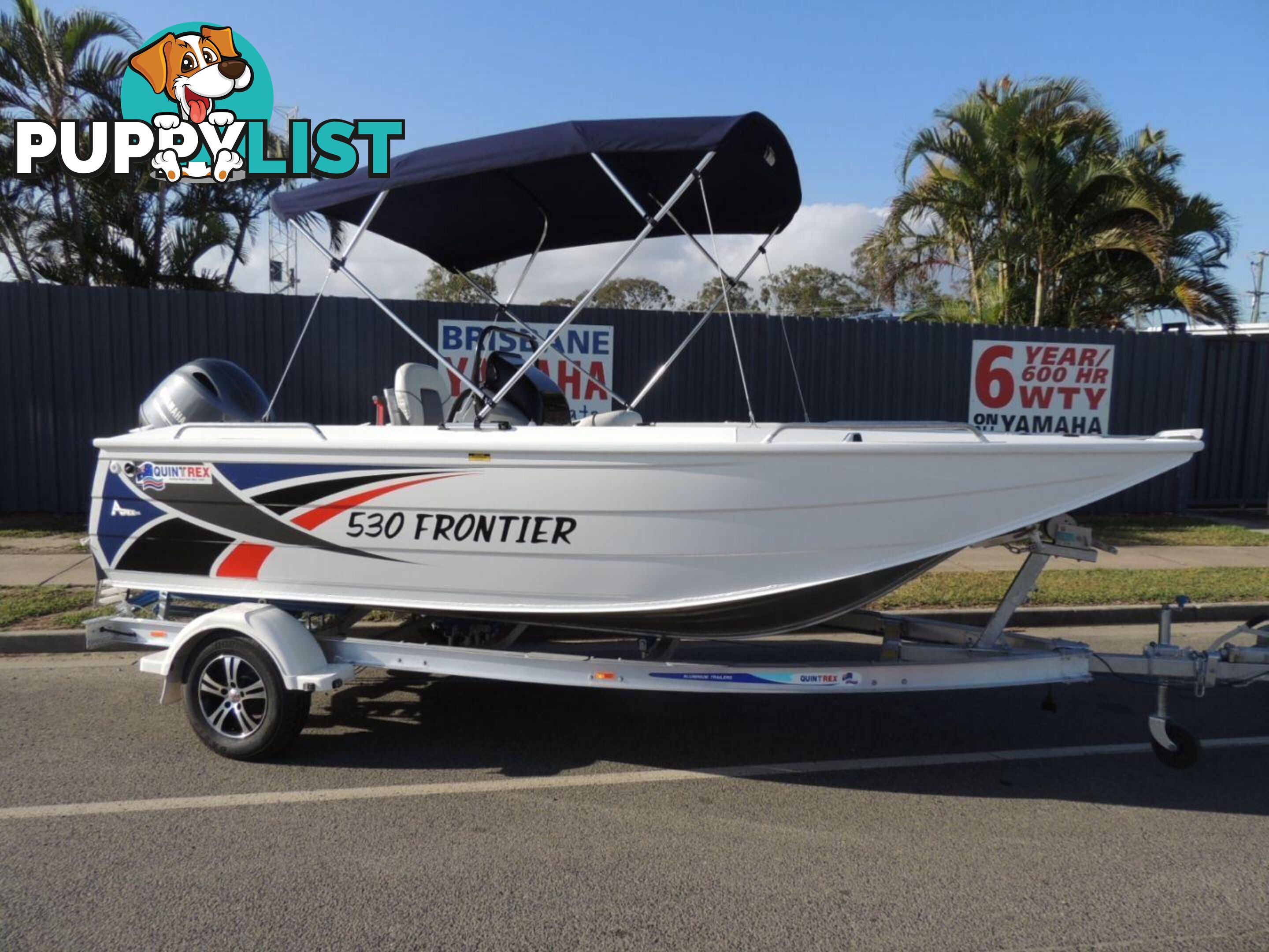 Quintrex 530 Frontier SC + Yamaha F115hp 4-Stroke - Pack 1 for sale online prices