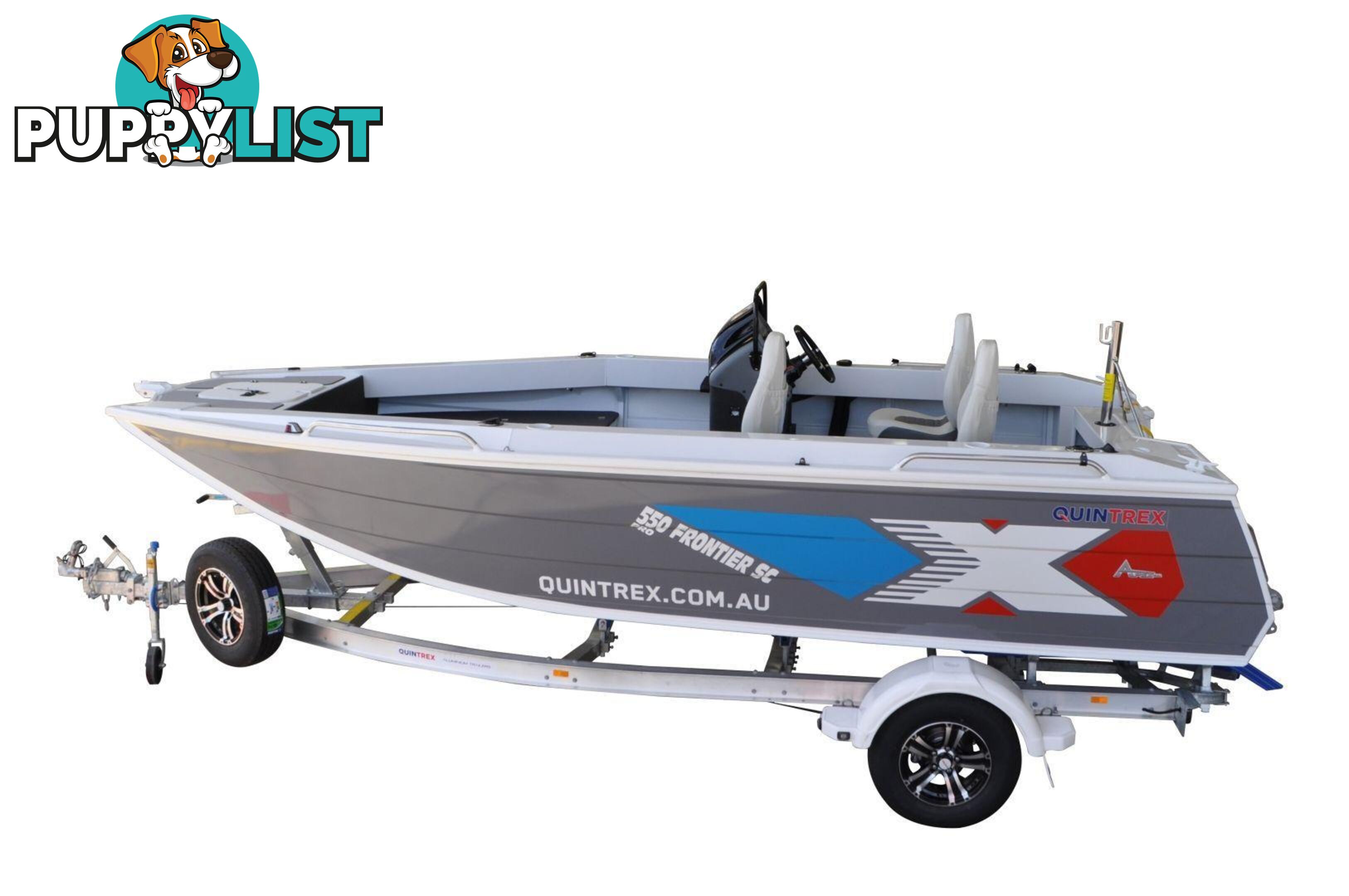 Quintrex 550 Frontier PRO + Yamaha F130hp 4-Stroke - PRO Pack for sale online prices