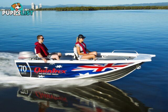 Quintrex F400 Explorer Trophy + Yamaha F40LA 4-Stroke - Pack 1 for sale online prices