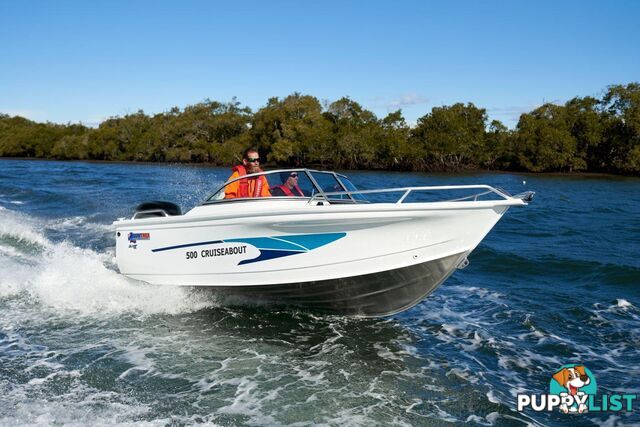 Quintrex 500 Cruiseabout + Yamaha F75hp 4-Stroke - Pack 1 for sale online prices