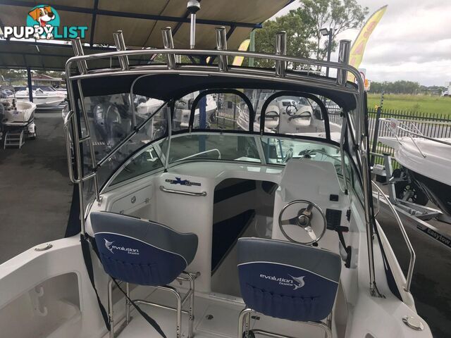 NEW 2025 EVOLUTION 552 PLATINUM FITTED WITH A YAMAHA F130 FOURSTROKE