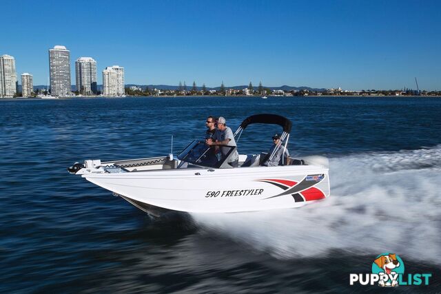 Quintrex 590 Freestyler PRO + Yamaha F150hp 4-Stroke - PRO Pack for sale online prices