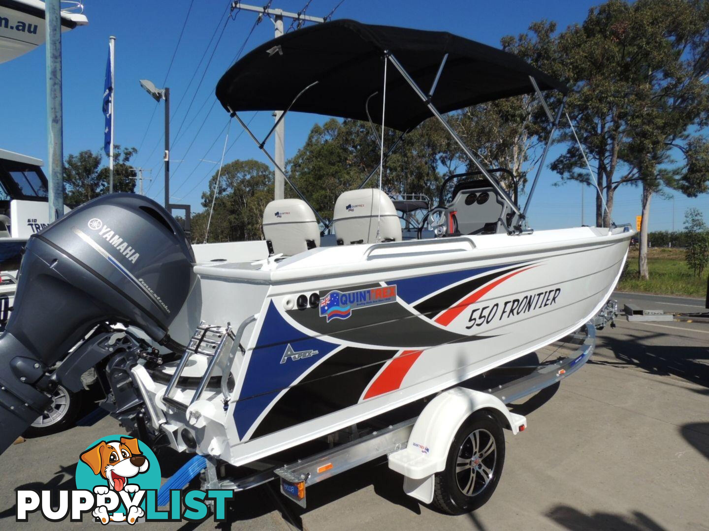 Quintrex 550 Frontier + Yamaha F115hp 4-Stroke - Pack 2 for sale online prices