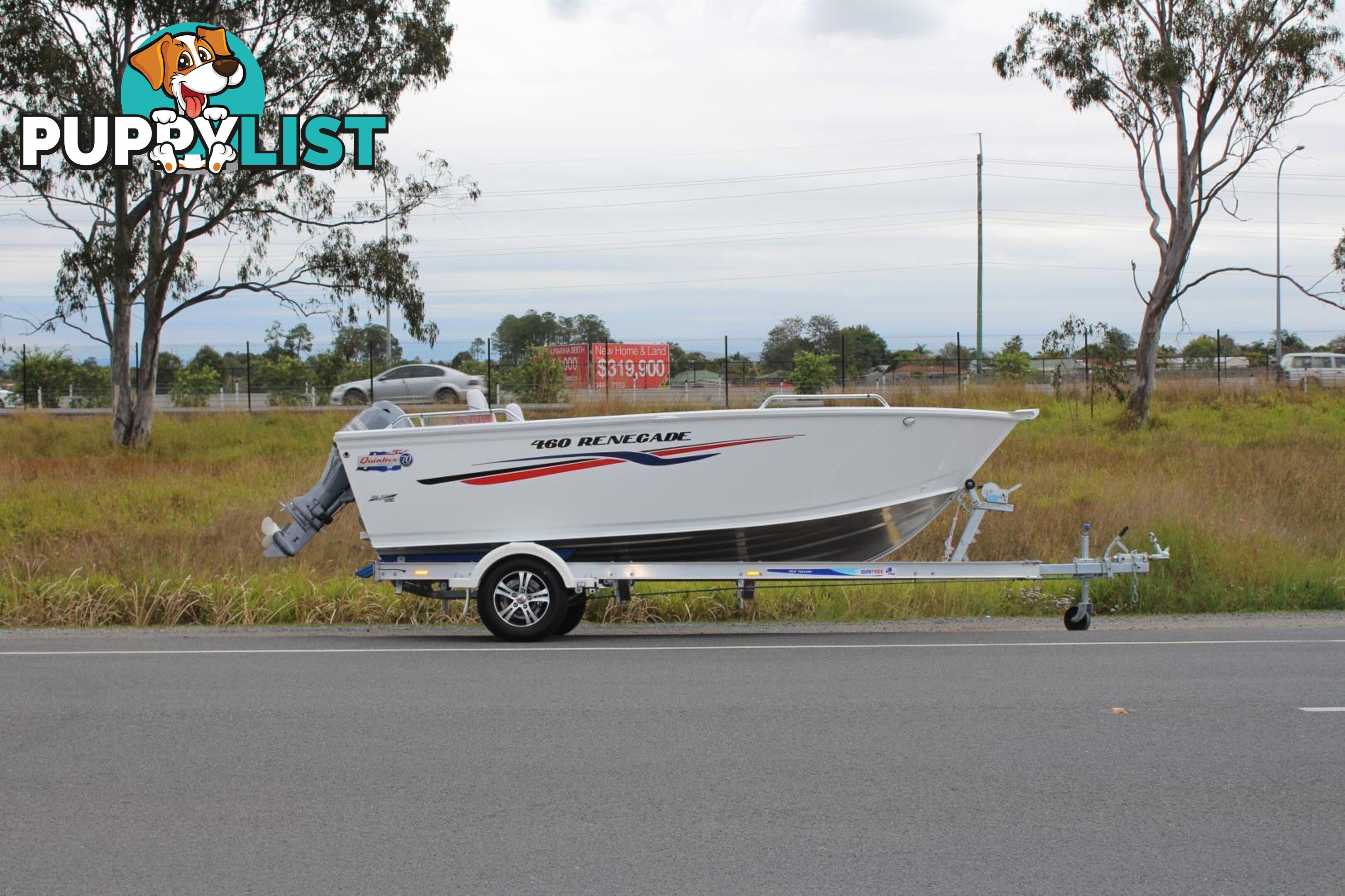 Quintrex 460 Renegade PRO TS(Tiller Steer) + Yamaha F75hp 4-Stroke - PRO Pack for sale online prices