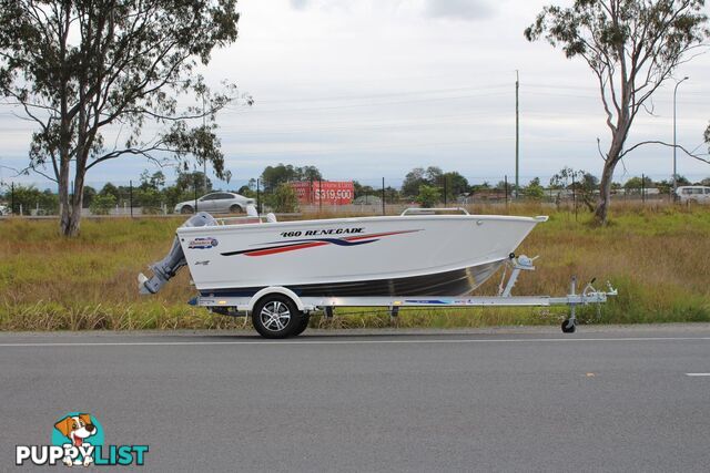 Quintrex 460 Renegade PRO TS(Tiller Steer) + Yamaha F75hp 4-Stroke - PRO Pack for sale online prices