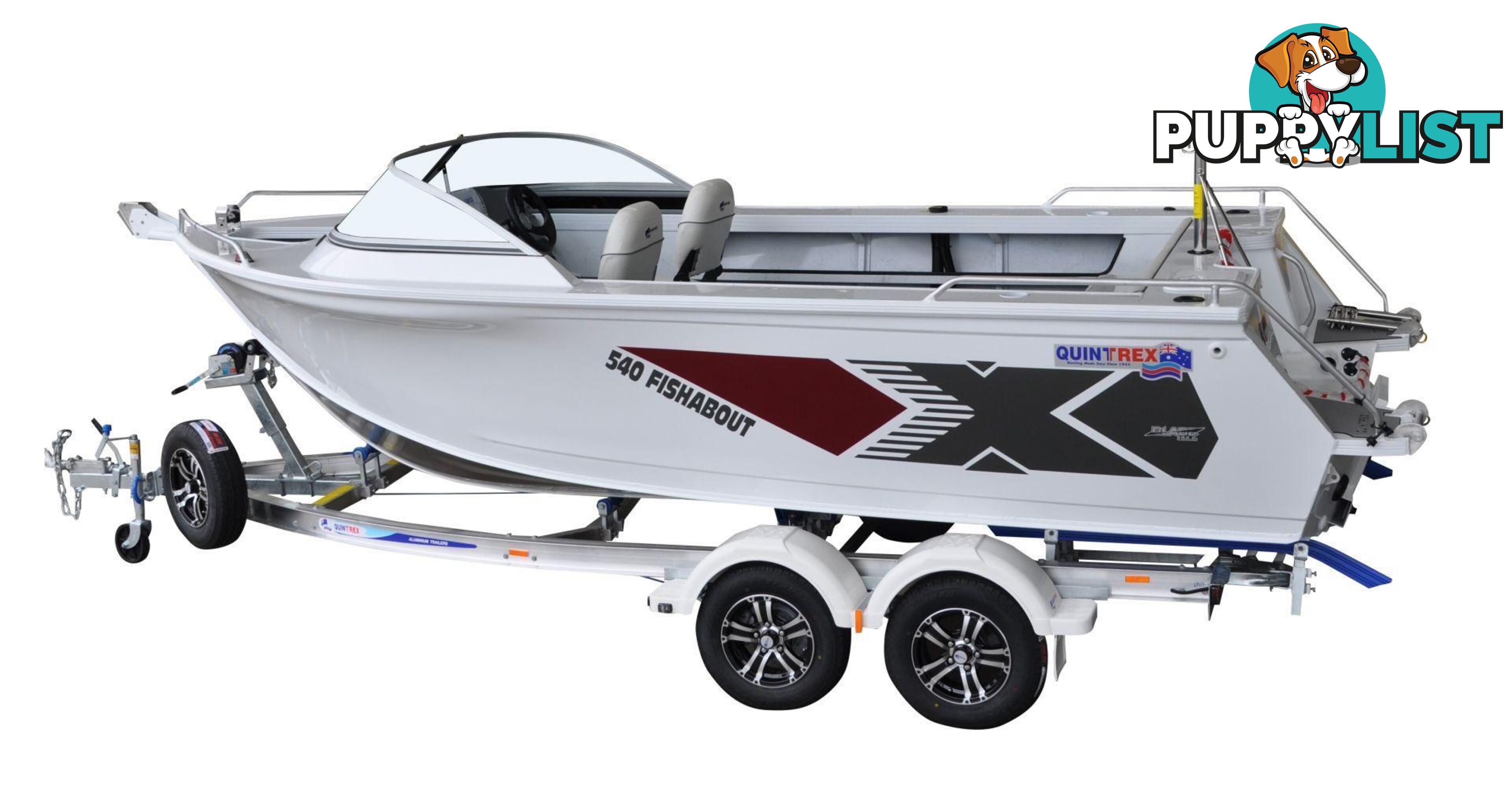 Quintrex 540 Fishabout + Yamaha F130HP 4-Stroke - Pack 3 for sale online prices