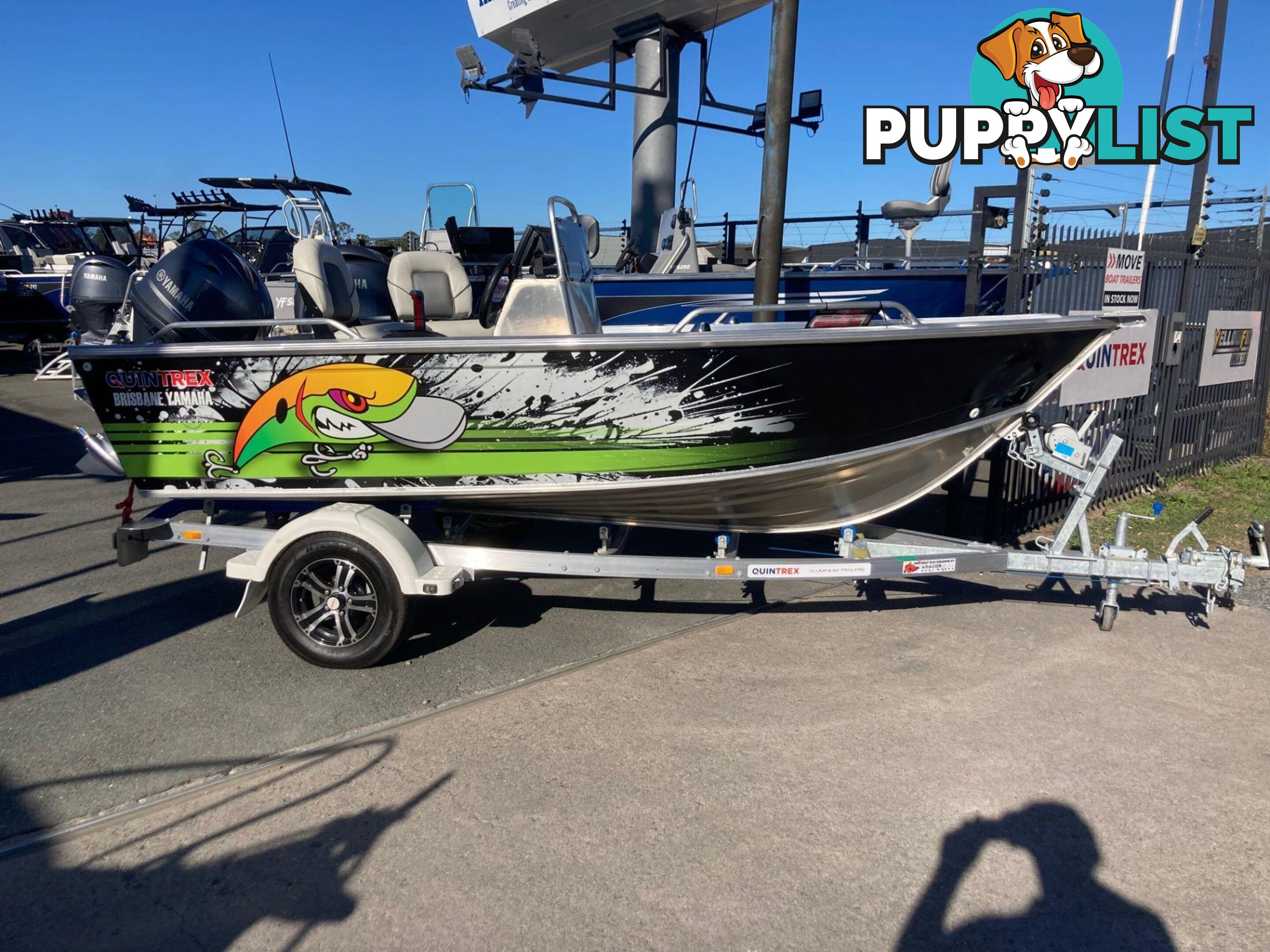OWN THIS LARRY THE LURE QUINTREX 420 RENEGADE SIDE CONSOLE, ONE ONLY