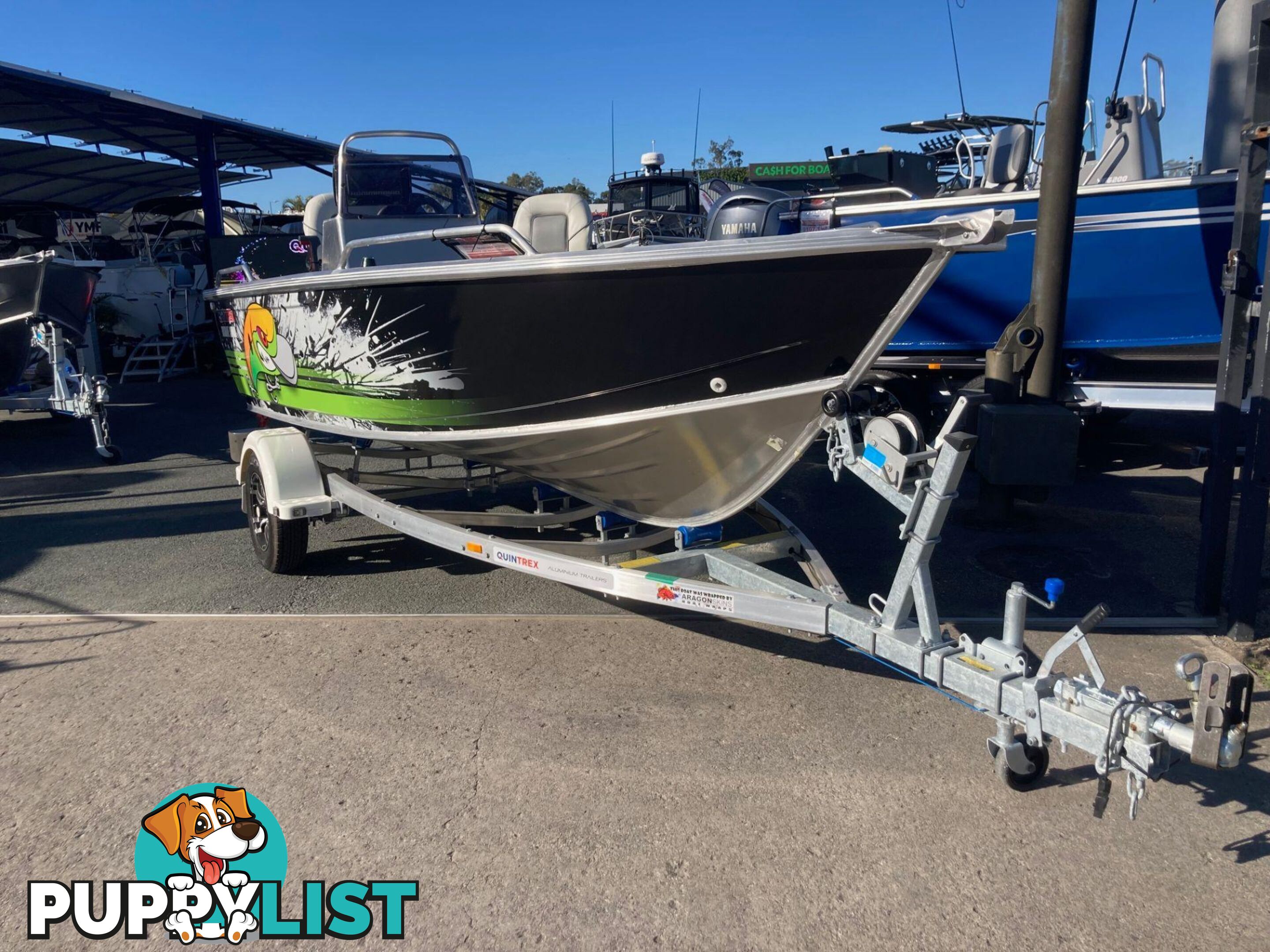 OWN THIS LARRY THE LURE QUINTREX 420 RENEGADE SIDE CONSOLE, ONE ONLY