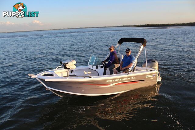 QUINTREX 481 TOP Ender with a Yamaha F 90HP EFI 4 Stroke Pack 4