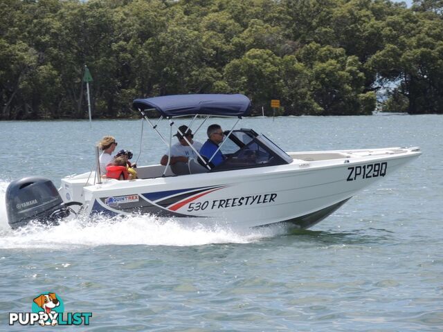 Quintrex 530 Freestyler PRO + Yamaha F130hp 4-Stroke - PRO Pack for sale online prices