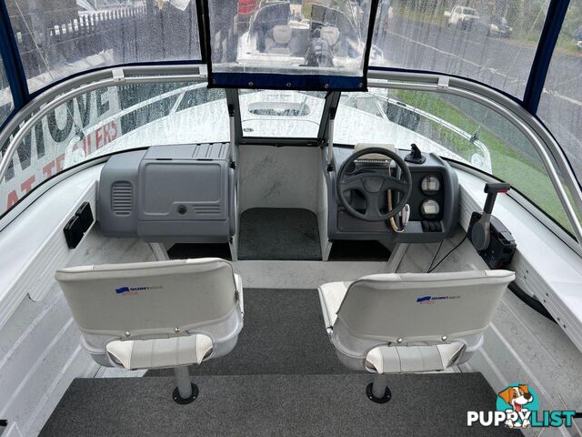 USED 2010 QUINTREX 490 ESCAPE WITH YAMAHA 100HP FOURSTROKE FOR SALE